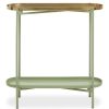 FURNITURE Fifty Five South Console Tables | Sabia Green And Gold Iron Console Table