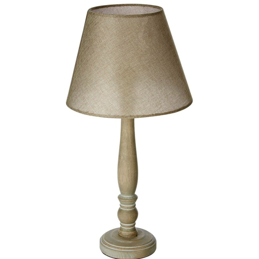 Accessories Premier Table Lamps | Maine Candlestick Table Lamp With Plain Rod