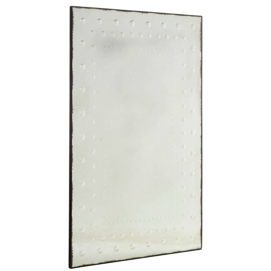 Bathe and Utility Fifty Five South Mirrors | Riza Rectangular And Bubble Effect Wall Mirror