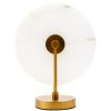 Accessories Fifty Five South Table Lamps | Waldorf White Marble And Gold Finish Table Lamp