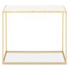 FURNITURE Fifty Five South Console Tables | Templar Gold Finish Console Table