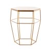 FURNITURE Premier Side Tables | Shalimar Hexagonal Marble Top Side Table