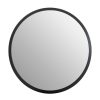 Bathe and Utility Premier Mirrors | Athena Discus Large Black Wall Mirror