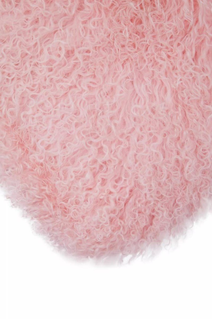 Accessories Bosie Cushions | Bosie Large Pink Mongolian Lamb Fur Cushion