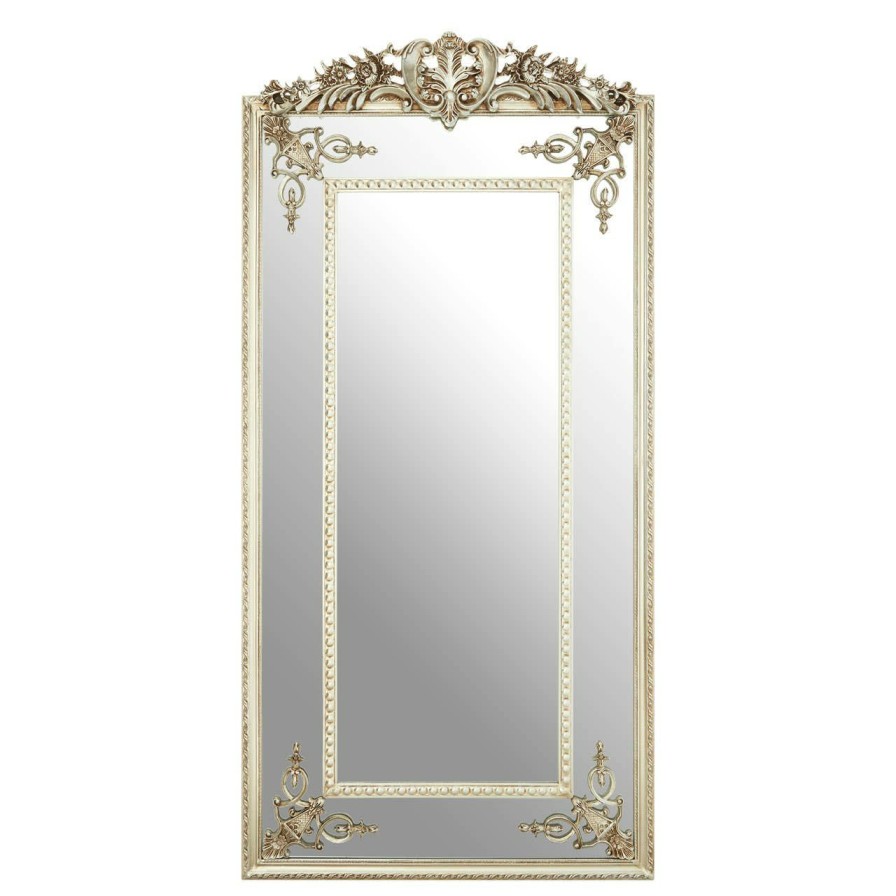 Bathe and Utility Fifty Five South Mirrors | Marseille Champagne Rectangular Wall Mirror