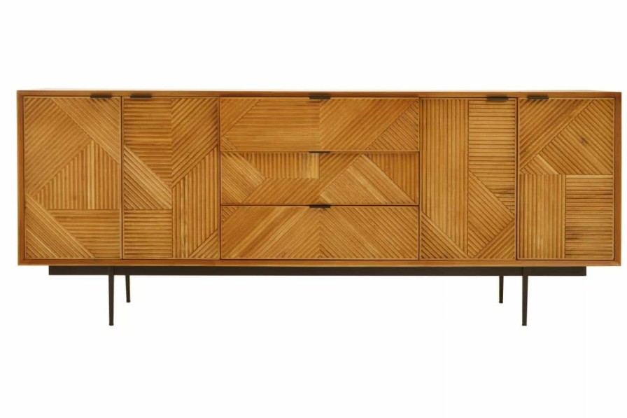 FURNITURE Fifty Five South Storage | Jakara Sideboard With Metal Legs