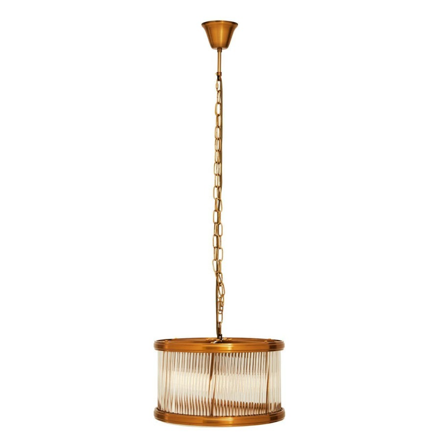 Accessories Fifty Five South Decorative Lights | Fifty Five South 5 Bulb Bronze Pendant Light