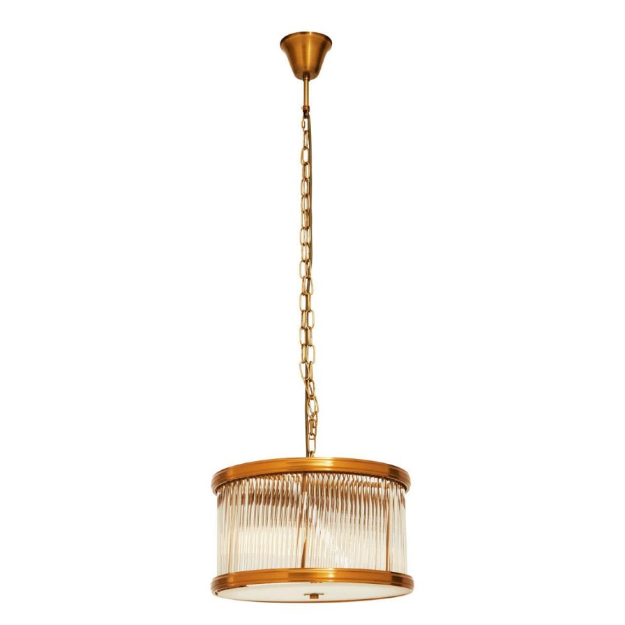 Accessories Fifty Five South Decorative Lights | Fifty Five South 5 Bulb Bronze Pendant Light