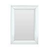 Bathe and Utility Fifty Five South Mirrors | Thick Silver Frame Rectangular Wall Mirror