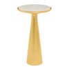 FURNITURE Fifty Five South Side Tables | Lino Large Gold Side Table