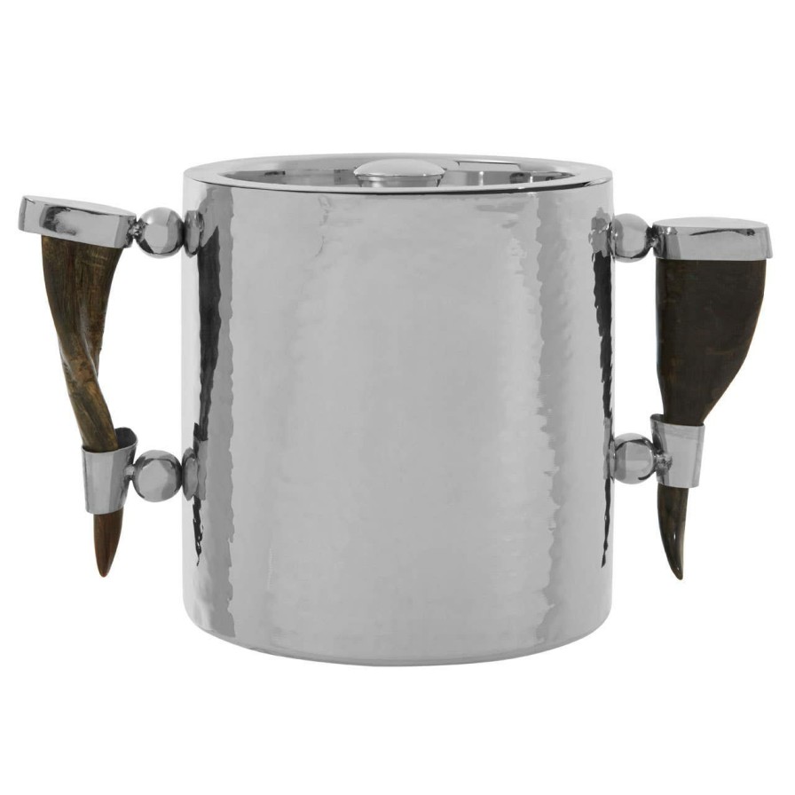 Kitchen and Dining Fifty Five South Ice Buckets | Haven Horn Handle Ice Bucket