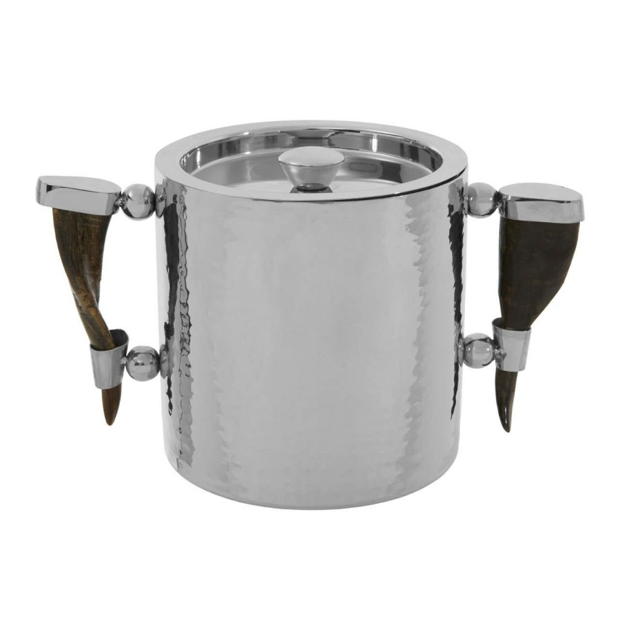 Kitchen and Dining Fifty Five South Ice Buckets | Haven Horn Handle Ice Bucket