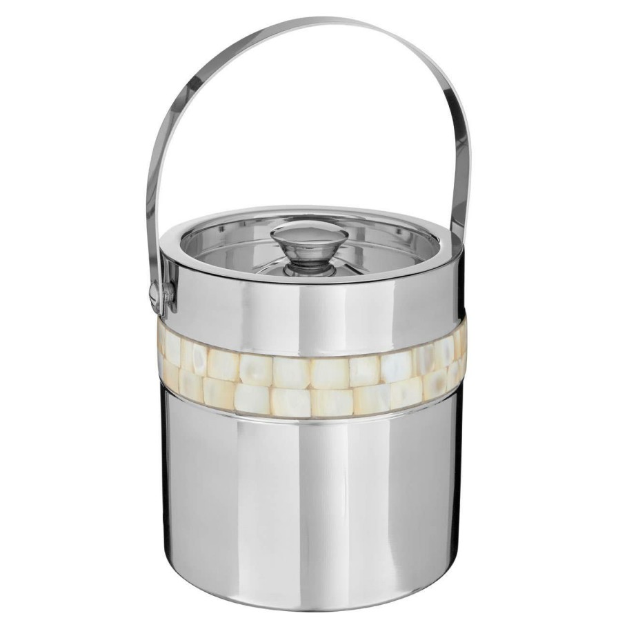 Kitchen and Dining Premier Ice Buckets | Mother Of Pearl Inlay Design Ice Bucket