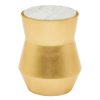 FURNITURE Fifty Five South Side Tables | Lino Small Gold Drum Side Table