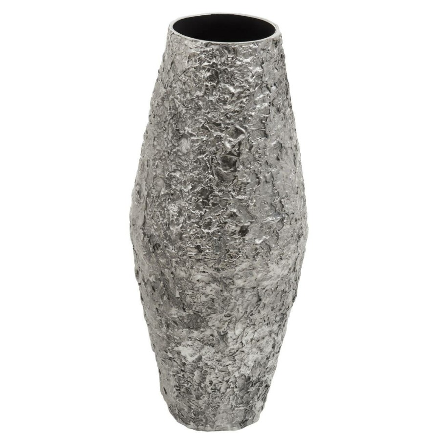 Accessories Fifty Five South Vases, Planters and Plant Stands | Akola Large Silver Vase