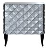 FURNITURE Fifty Five South Storage | Soho Silver Finish Cabinet