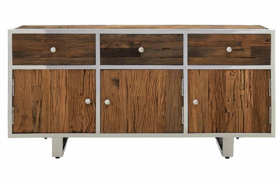 FURNITURE Fifty Five South Storage | Kerala Natural Wood Sideboard