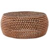 FURNITURE Fifty Five South Coffee Tables | Templar Beaded Iron Copper Coffee Table