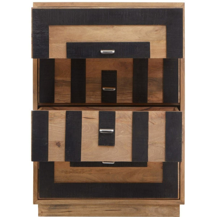 FURNITURE Fifty Five South Chest of Drawers | Salem Mango Wood Side Table