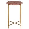 FURNITURE Fifty Five South Side Tables | Vita Pink Quartz Side Table