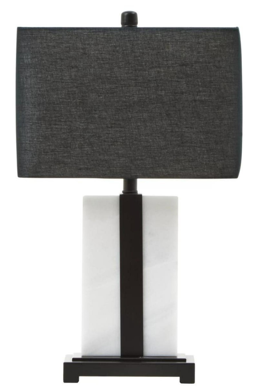 Accessories Fifty Five South Table Lamps | Elvie Black And White Marble Table Lamp