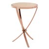 FURNITURE Premier Side Tables | Allure Rose Gold Pinched Side Table