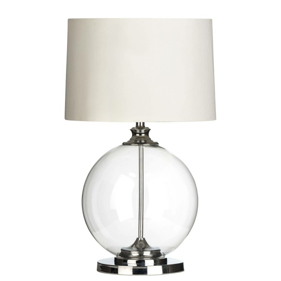 Accessories Fifty Five South Table Lamps | Edna Natural Linen Shade Table Lamp