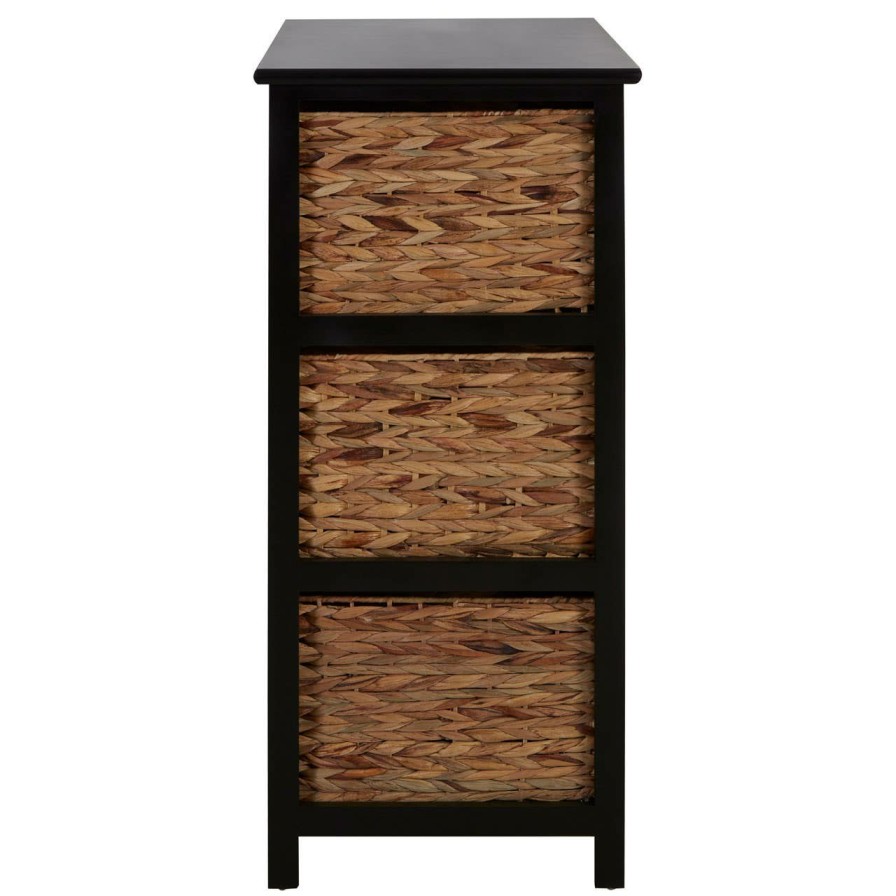 FURNITURE Premier Storage | Padstow 6 Drawers Black Frame Storage Unit