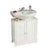 FURNITURE Premier Storage | White Wood Under Sink Bathroom Cabinet