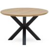 FURNITURE Premier Dining Tables | Salford Dining Table With Black Powder Legs