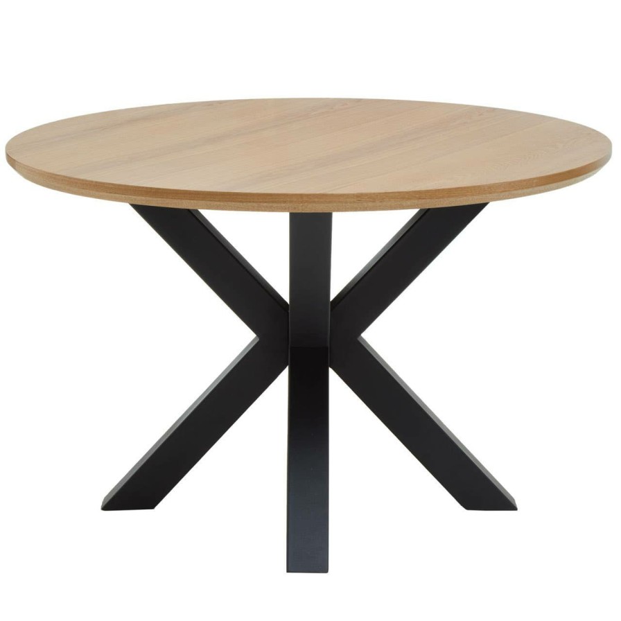 FURNITURE Premier Dining Tables | Salford Dining Table With Black Powder Legs