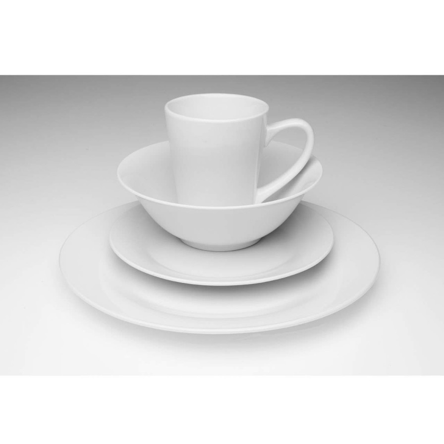 Kitchen and Dining Premier Dinner Sets | 16Pc White Dinner Set