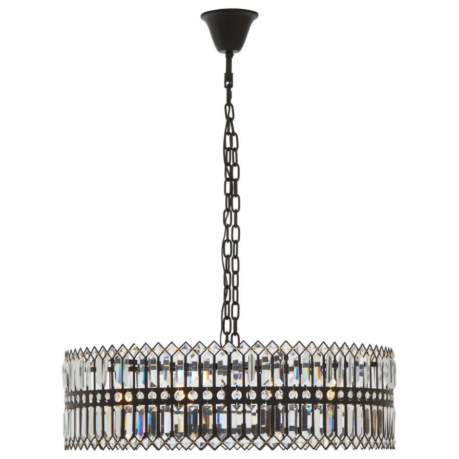 Accessories Fifty Five South Chandeliers | Babylon Eight Bulb Crystal Chandelier