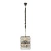 Accessories Fifty Five South Chandeliers | Babylon Black Iron And Crystal Chandelier