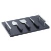 Kitchen and Dining Premier Serving Boards | Marina Black And Silver Finish Cheese Knife Set