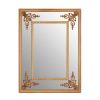 Bathe and Utility Fifty Five South Mirrors | Marseille Gold Motifs Frame Wall Mirror