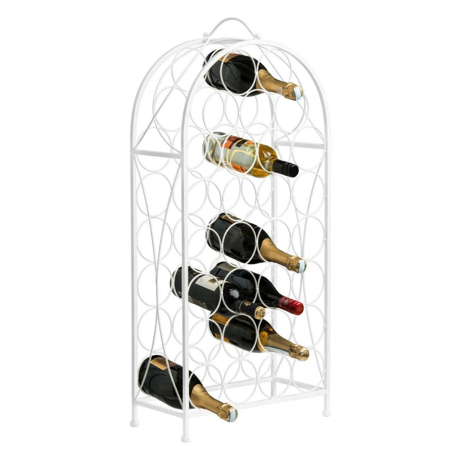 Kitchen and Dining Premier Wine Racks | Cafe Cassis Cream Powder 29 Bottles Wine Rack