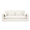 FURNITURE Fifty Five South Seating | Menton 3 Seat Cream Sofa