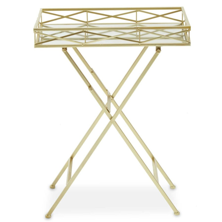 FURNITURE Premier Coffee Tables | Jolie Rectangle Gold Tray Table