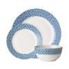 Kitchen and Dining Premier Dinner Sets | Avie Casablanca Blue Dinner Set