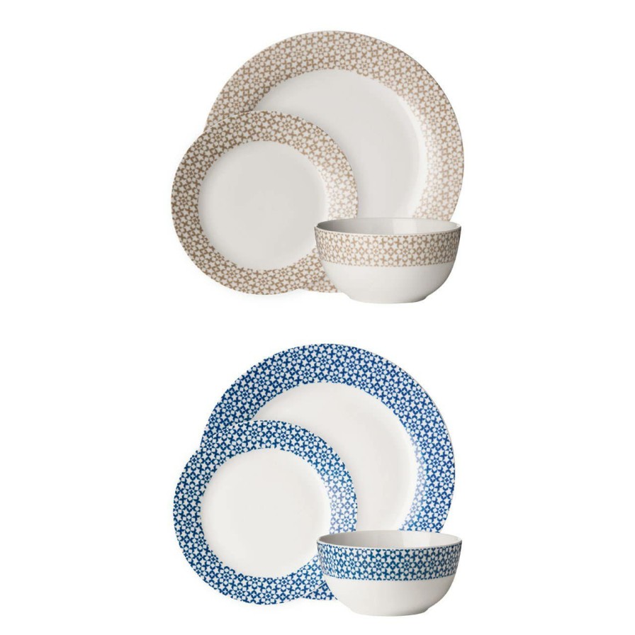 Kitchen and Dining Premier Dinner Sets | Avie Casablanca Blue Dinner Set