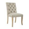 FURNITURE Fifty Five South Seating | Kensington Townhouse Natural Linen Dining Chair