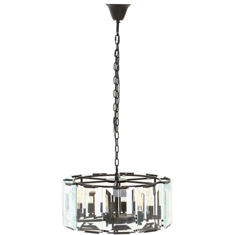 Accessories Fifty Five South Chandeliers | Babylon Small Black Iron Chandelier