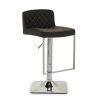 FURNITURE Premier Bar Seating | Baina Black And Gold Bar Stool With Square Base