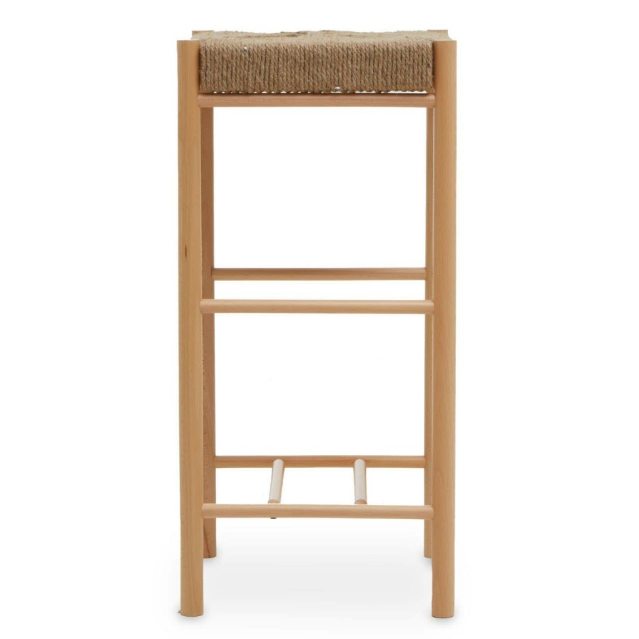 FURNITURE Premier Bar Seating | Bandar Natural Wood Bar Stool