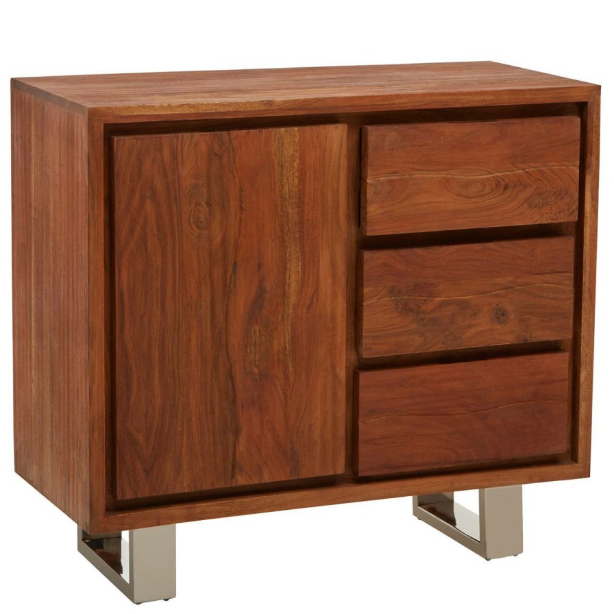 FURNITURE Fifty Five South Sideboards | Simla Acacia One Door Sideboard