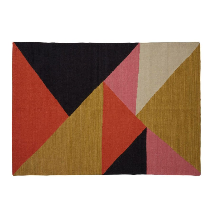 Accessories Bosie Rugs | Bosie Villon Rug With Triangular Shapes Design