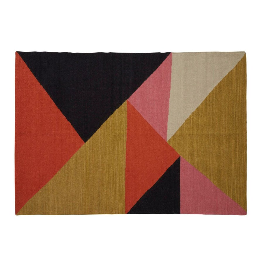 Accessories Bosie Rugs | Bosie Villon Rug With Triangular Shapes Design