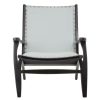 FURNITURE Fifty Five South Lounge Chairs | Kendari Grey Leather Chair