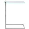 FURNITURE Fifty Five South Side Tables | Oria Chrome Finish End Table